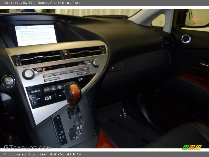 Smokey Granite Mica / Black 2011 Lexus RX 350