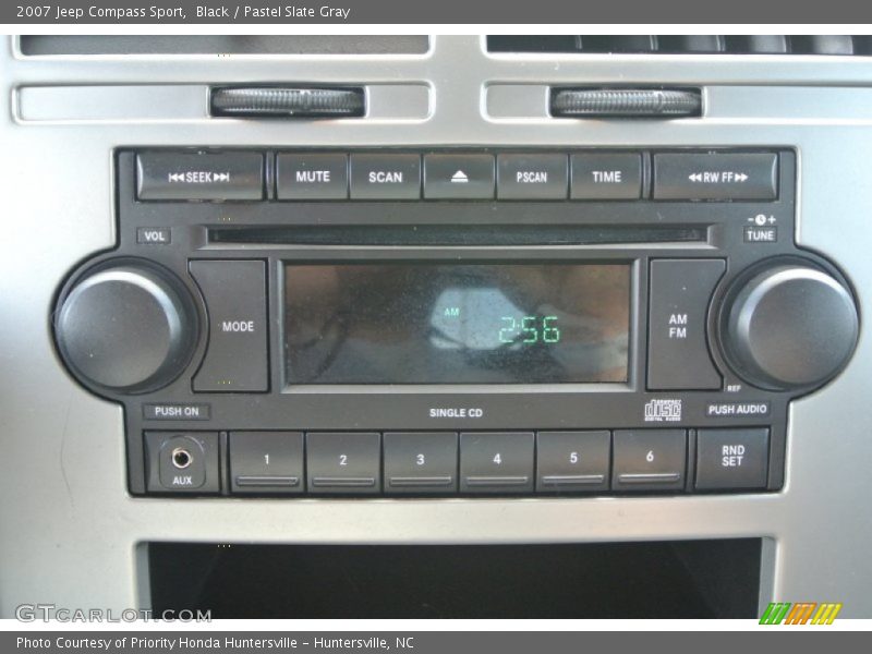 Black / Pastel Slate Gray 2007 Jeep Compass Sport