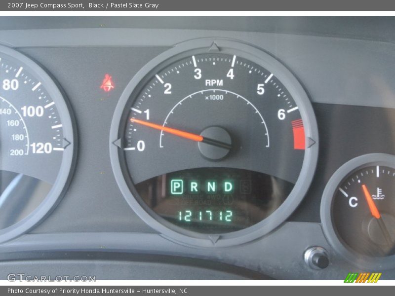 Black / Pastel Slate Gray 2007 Jeep Compass Sport