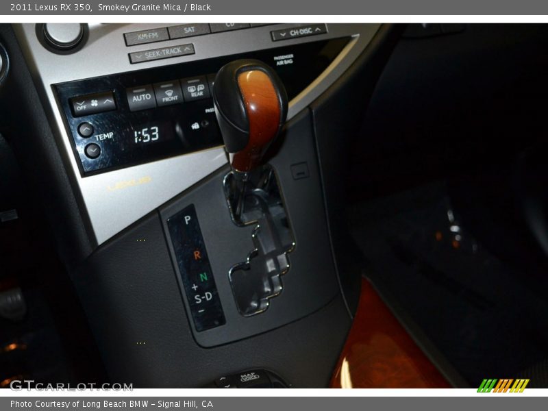 Smokey Granite Mica / Black 2011 Lexus RX 350