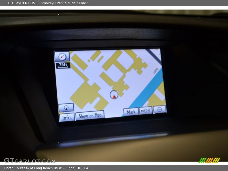 Smokey Granite Mica / Black 2011 Lexus RX 350