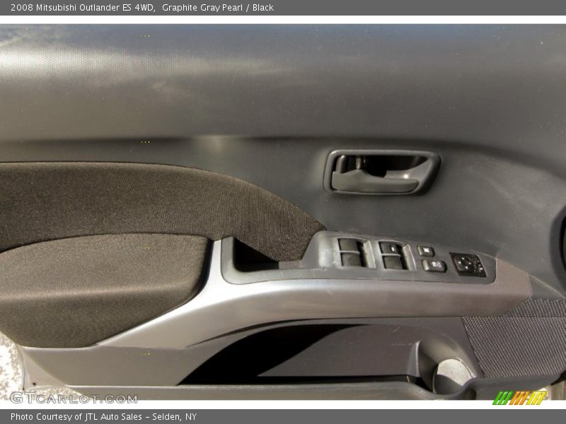 Graphite Gray Pearl / Black 2008 Mitsubishi Outlander ES 4WD