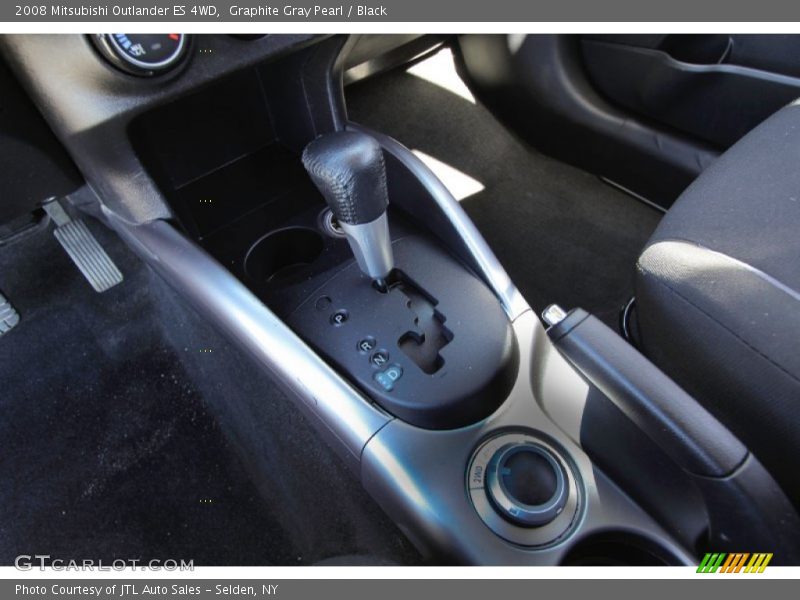 Graphite Gray Pearl / Black 2008 Mitsubishi Outlander ES 4WD