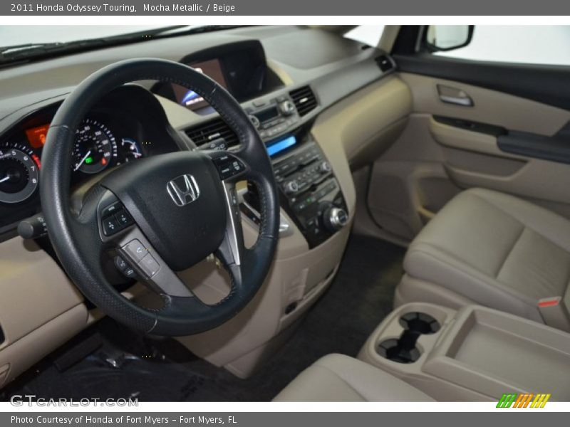 Mocha Metallic / Beige 2011 Honda Odyssey Touring