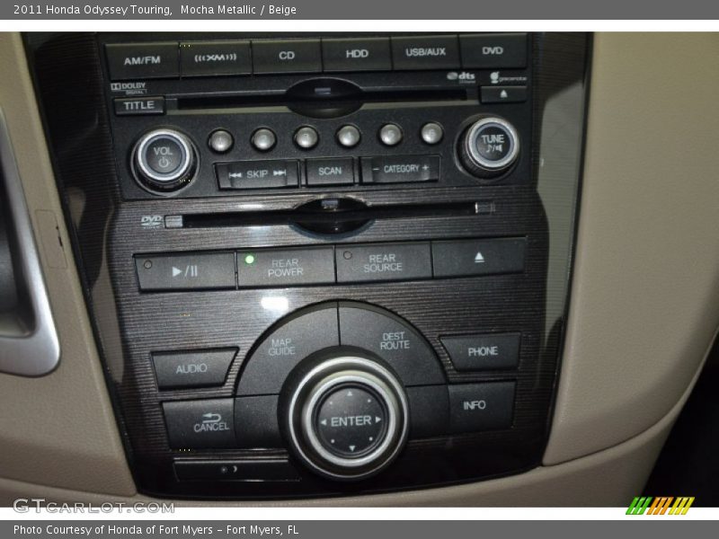 Mocha Metallic / Beige 2011 Honda Odyssey Touring