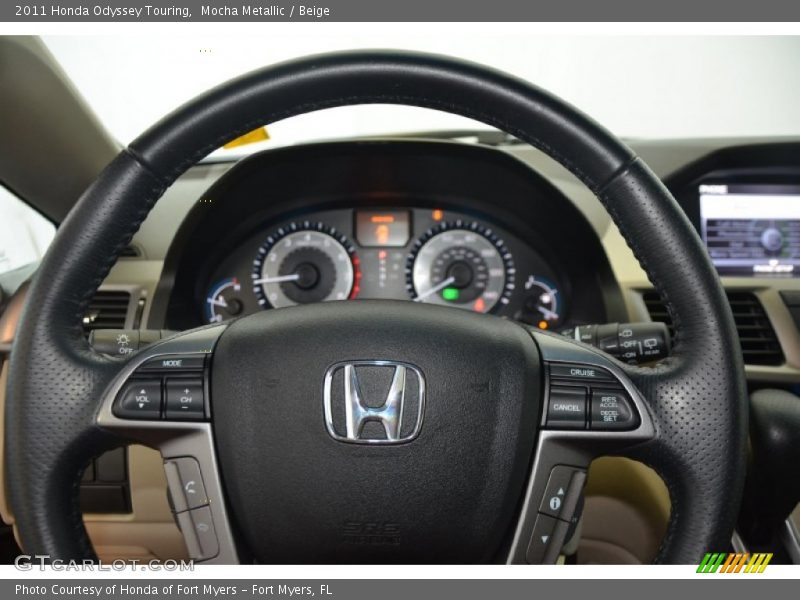 Mocha Metallic / Beige 2011 Honda Odyssey Touring