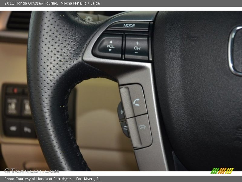 Mocha Metallic / Beige 2011 Honda Odyssey Touring