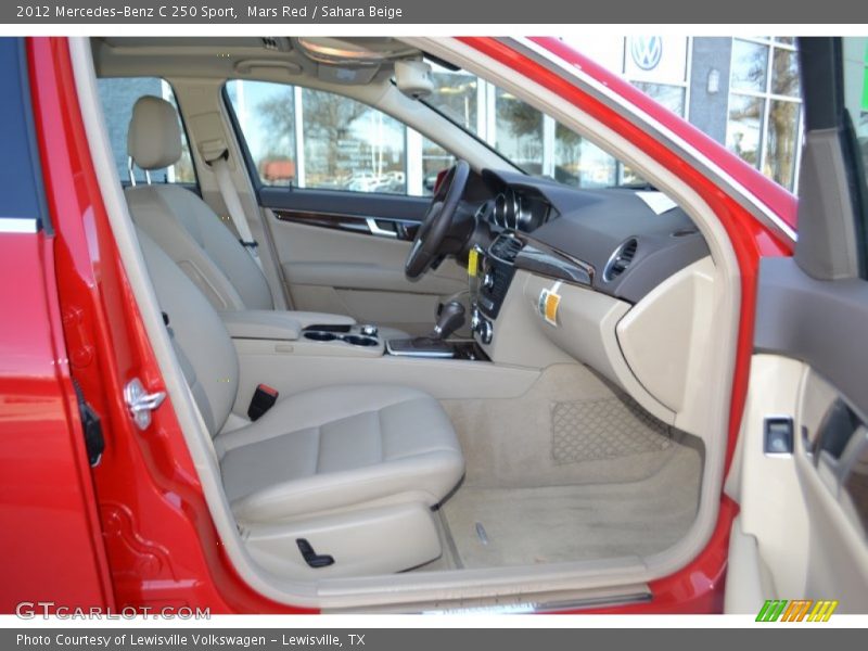 Mars Red / Sahara Beige 2012 Mercedes-Benz C 250 Sport