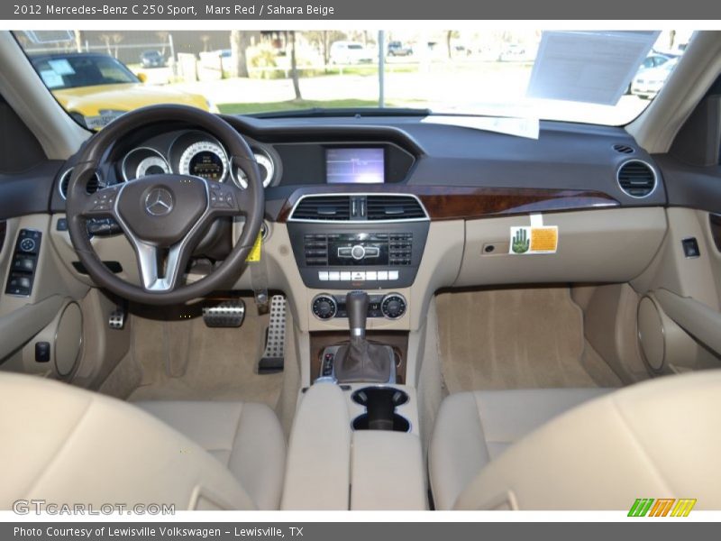 Mars Red / Sahara Beige 2012 Mercedes-Benz C 250 Sport