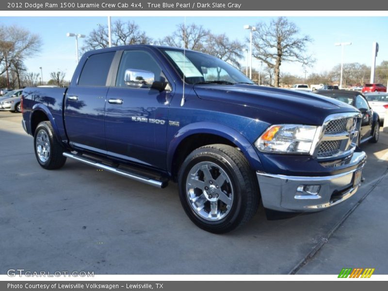 Front 3/4 View of 2012 Ram 1500 Laramie Crew Cab 4x4