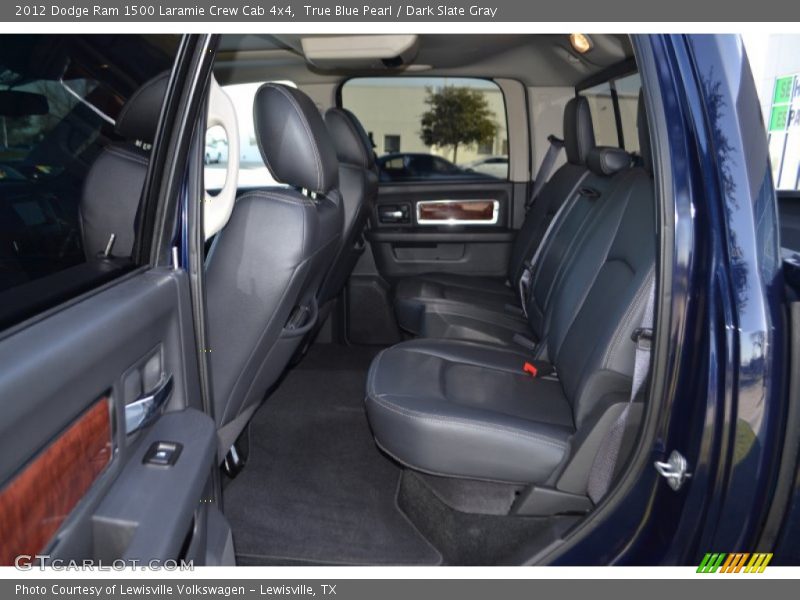 True Blue Pearl / Dark Slate Gray 2012 Dodge Ram 1500 Laramie Crew Cab 4x4