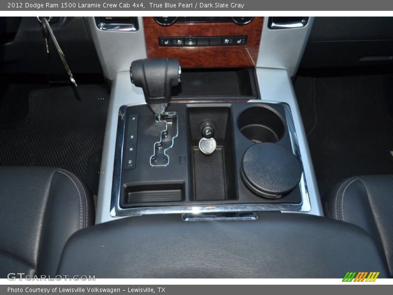 True Blue Pearl / Dark Slate Gray 2012 Dodge Ram 1500 Laramie Crew Cab 4x4