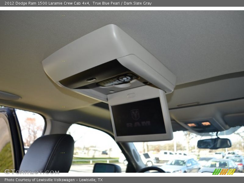True Blue Pearl / Dark Slate Gray 2012 Dodge Ram 1500 Laramie Crew Cab 4x4