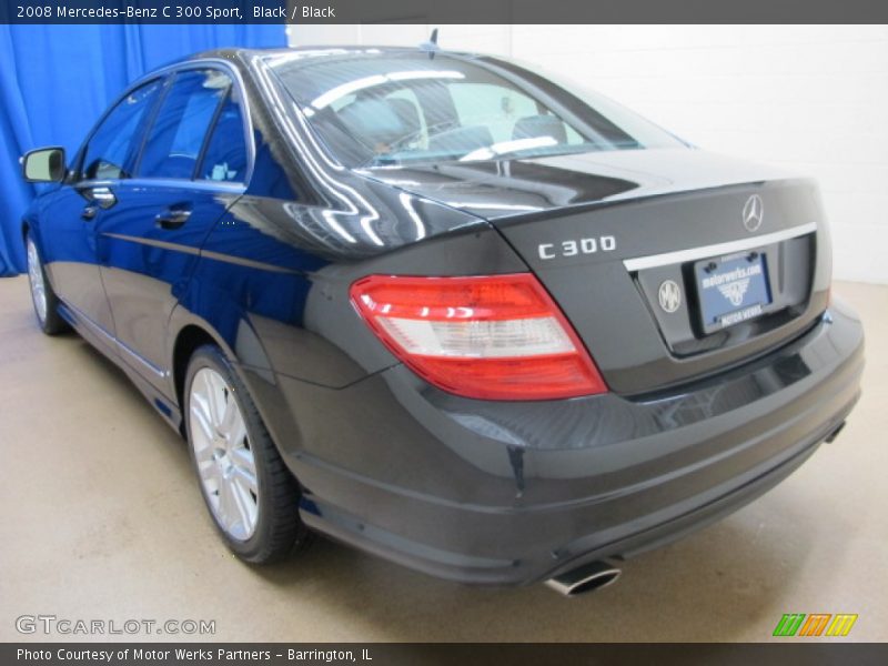 Black / Black 2008 Mercedes-Benz C 300 Sport