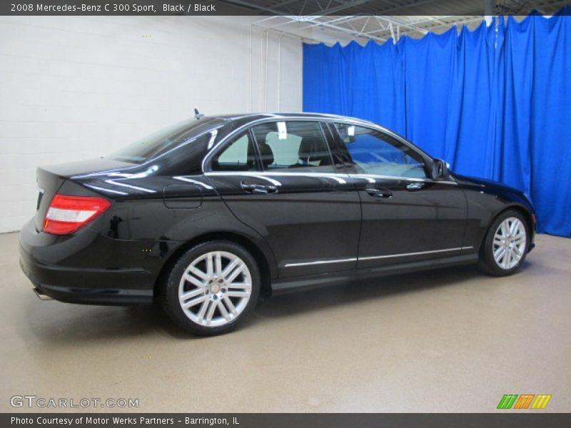 Black / Black 2008 Mercedes-Benz C 300 Sport