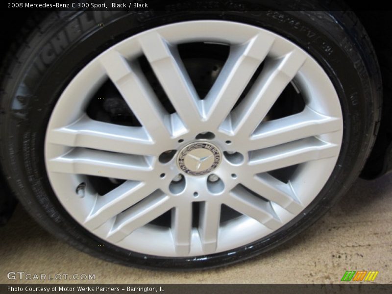 Black / Black 2008 Mercedes-Benz C 300 Sport
