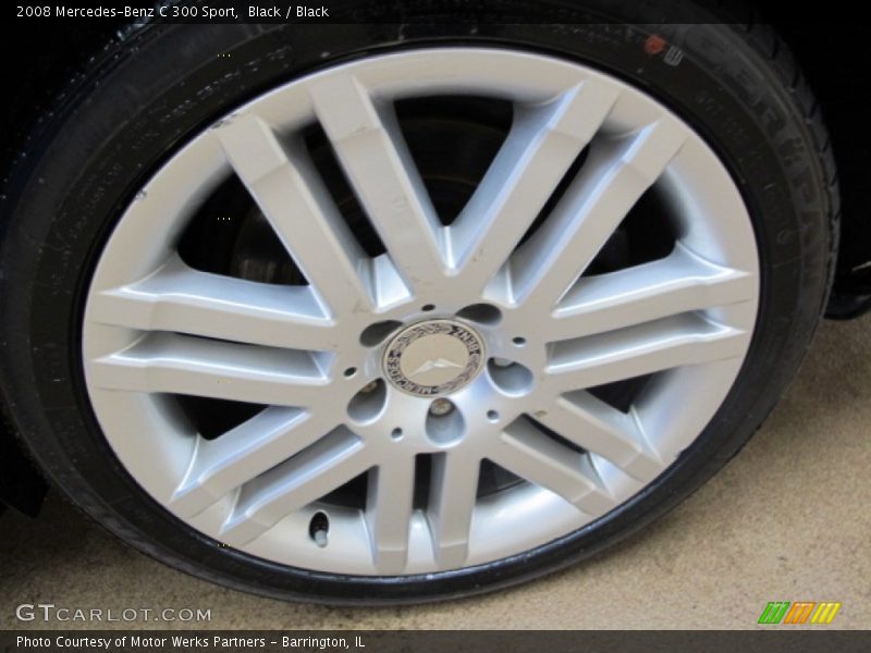 Black / Black 2008 Mercedes-Benz C 300 Sport