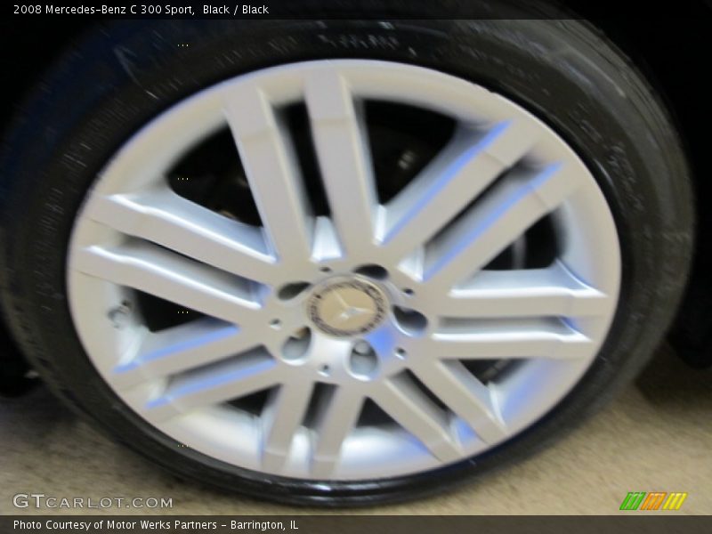 Black / Black 2008 Mercedes-Benz C 300 Sport
