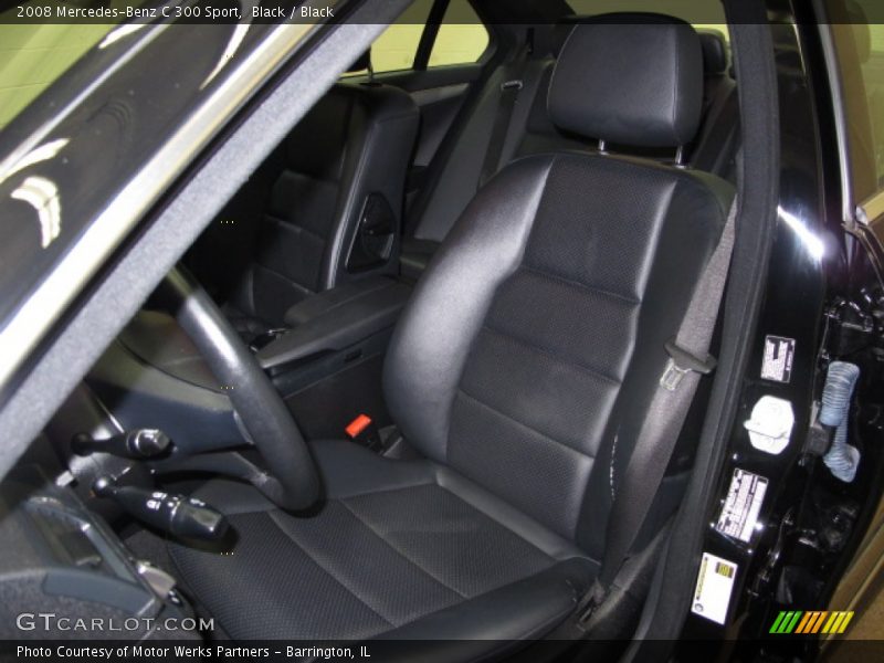 Black / Black 2008 Mercedes-Benz C 300 Sport