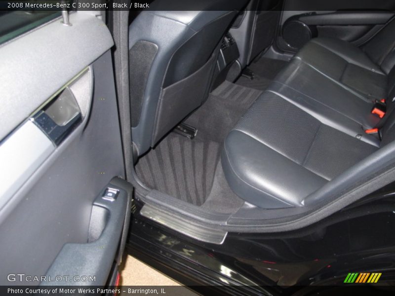 Black / Black 2008 Mercedes-Benz C 300 Sport