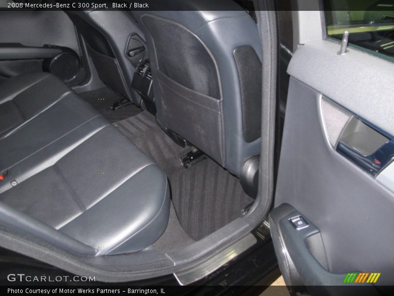 Black / Black 2008 Mercedes-Benz C 300 Sport