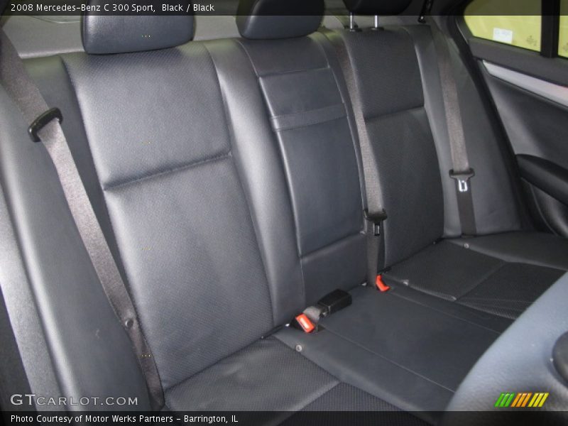 Black / Black 2008 Mercedes-Benz C 300 Sport