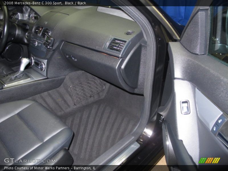 Black / Black 2008 Mercedes-Benz C 300 Sport