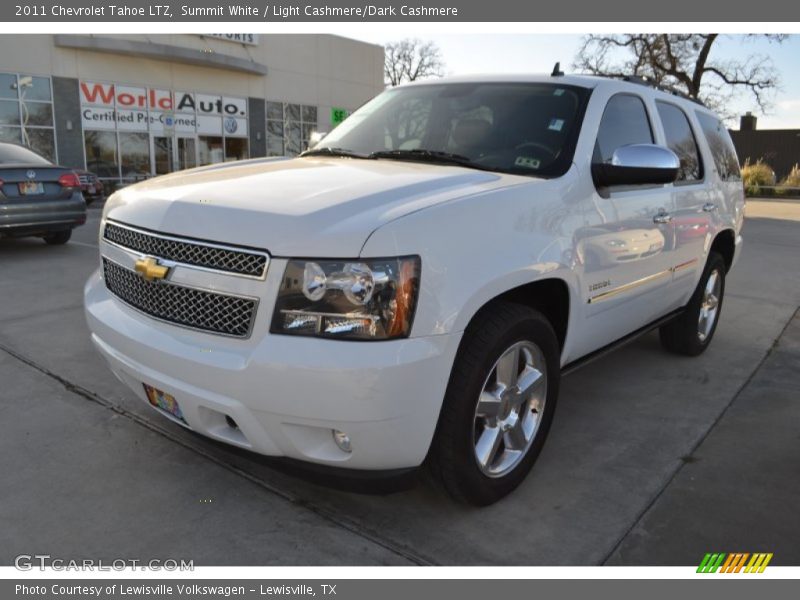 Summit White / Light Cashmere/Dark Cashmere 2011 Chevrolet Tahoe LTZ