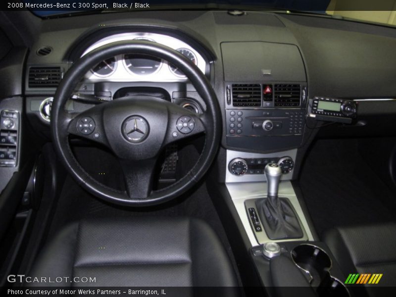 Black / Black 2008 Mercedes-Benz C 300 Sport