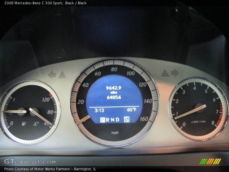Black / Black 2008 Mercedes-Benz C 300 Sport