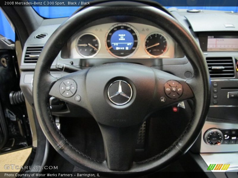 Black / Black 2008 Mercedes-Benz C 300 Sport
