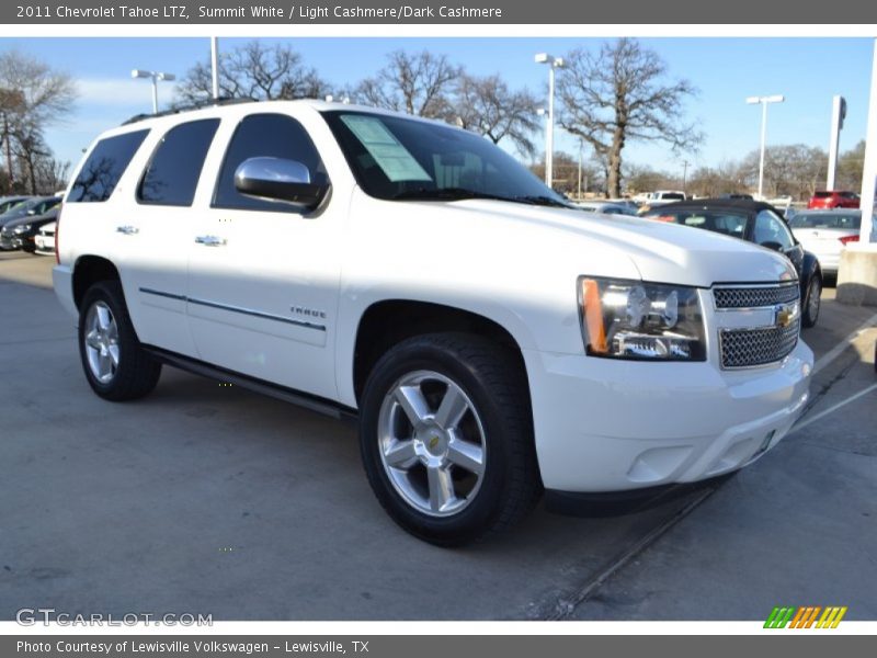 Summit White / Light Cashmere/Dark Cashmere 2011 Chevrolet Tahoe LTZ