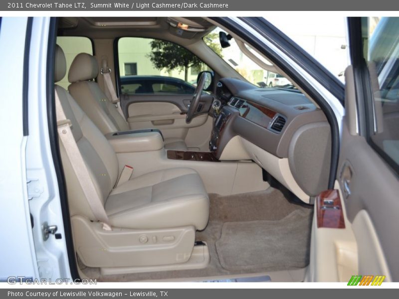 Summit White / Light Cashmere/Dark Cashmere 2011 Chevrolet Tahoe LTZ