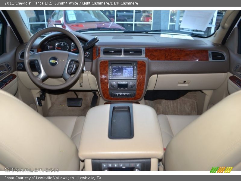 Summit White / Light Cashmere/Dark Cashmere 2011 Chevrolet Tahoe LTZ