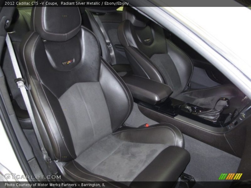 Radiant Silver Metallic / Ebony/Ebony 2012 Cadillac CTS -V Coupe