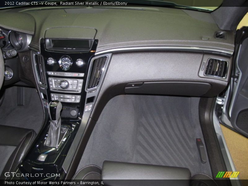 Radiant Silver Metallic / Ebony/Ebony 2012 Cadillac CTS -V Coupe