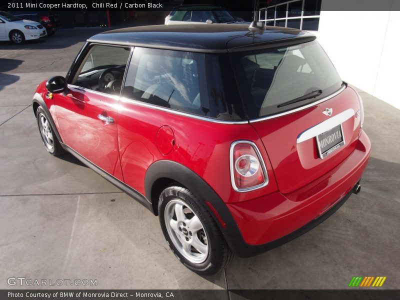 Chili Red / Carbon Black 2011 Mini Cooper Hardtop