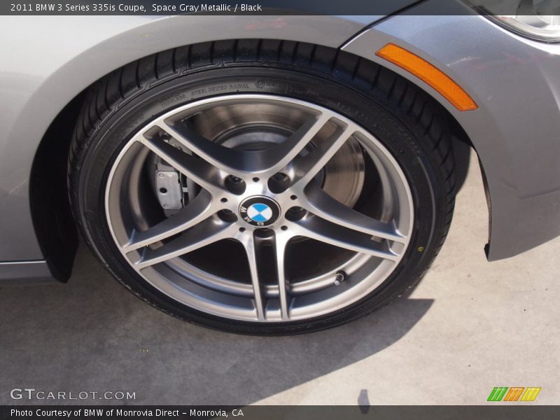 Space Gray Metallic / Black 2011 BMW 3 Series 335is Coupe