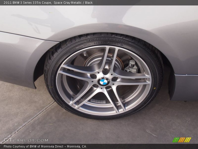 Space Gray Metallic / Black 2011 BMW 3 Series 335is Coupe