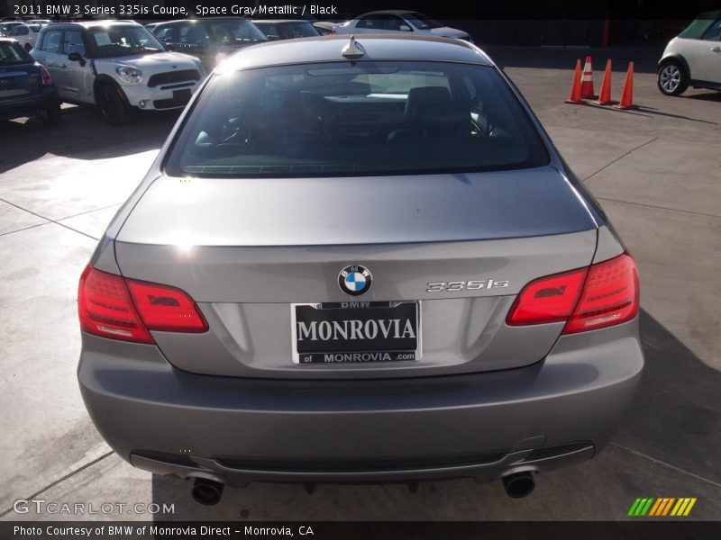 Space Gray Metallic / Black 2011 BMW 3 Series 335is Coupe