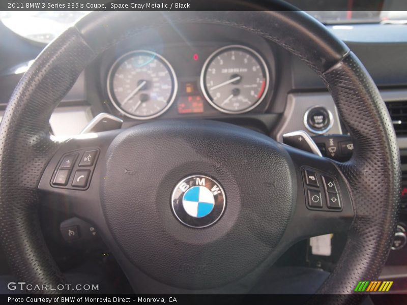 Space Gray Metallic / Black 2011 BMW 3 Series 335is Coupe