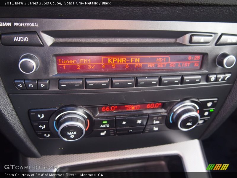 Space Gray Metallic / Black 2011 BMW 3 Series 335is Coupe