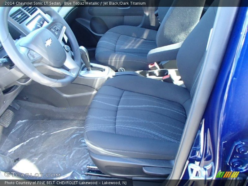 Blue Topaz Metallic / Jet Black/Dark Titanium 2014 Chevrolet Sonic LT Sedan