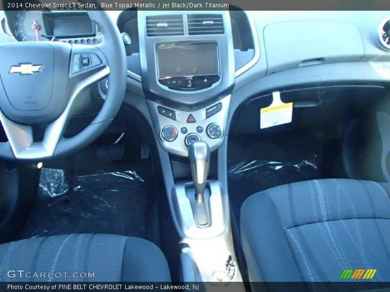 Blue Topaz Metallic / Jet Black/Dark Titanium 2014 Chevrolet Sonic LT Sedan