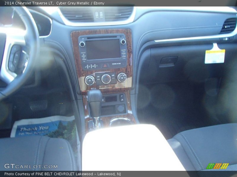 Cyber Grey Metallic / Ebony 2014 Chevrolet Traverse LT