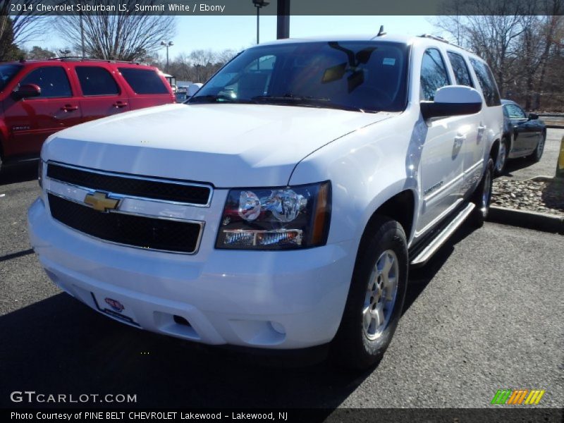 Summit White / Ebony 2014 Chevrolet Suburban LS