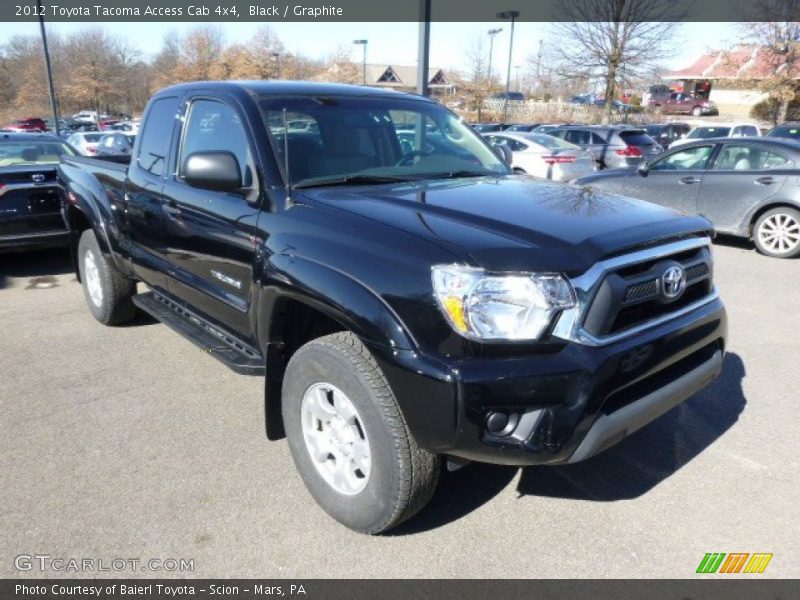 Black / Graphite 2012 Toyota Tacoma Access Cab 4x4