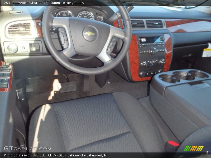 Summit White / Ebony 2014 Chevrolet Suburban LS