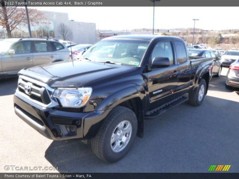 Black / Graphite 2012 Toyota Tacoma Access Cab 4x4