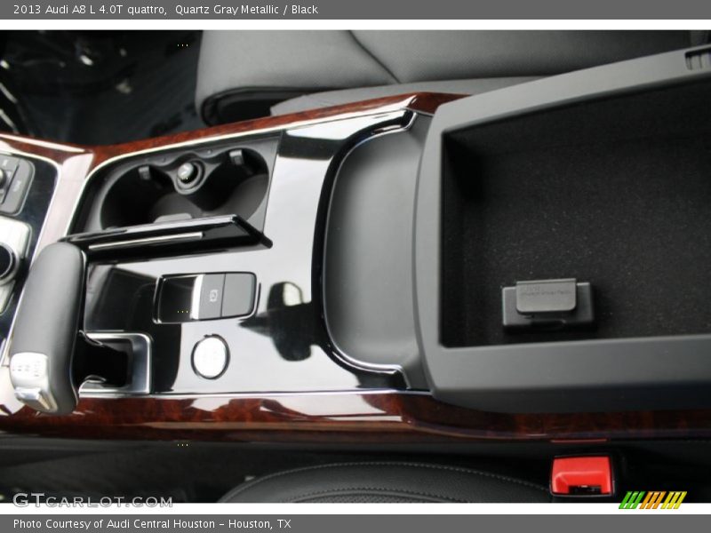 Quartz Gray Metallic / Black 2013 Audi A8 L 4.0T quattro